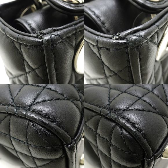 Christian Dior Lady Dior Mini Lambskin Black - Picture 6 of 8